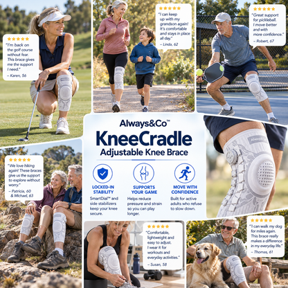 Always&Co™ KneeCradle Adjustable Knee Brace