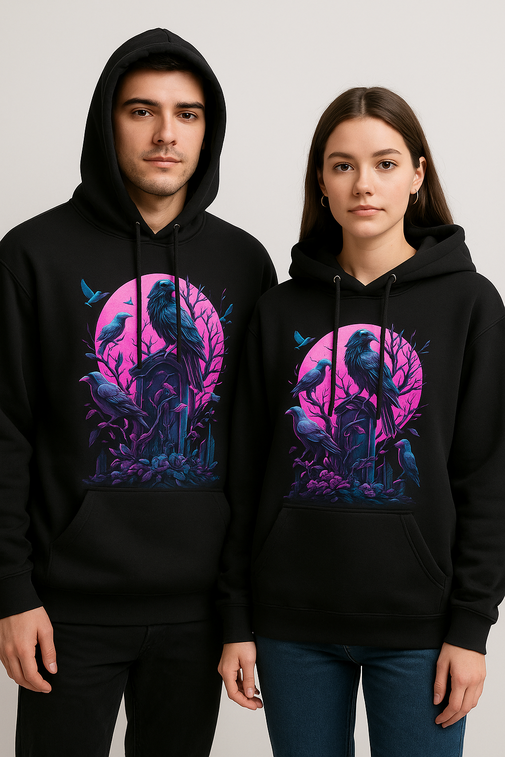 BLACK HOODIE A1