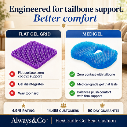 Always&Co™ FlexCradle Gel Seat Cushion