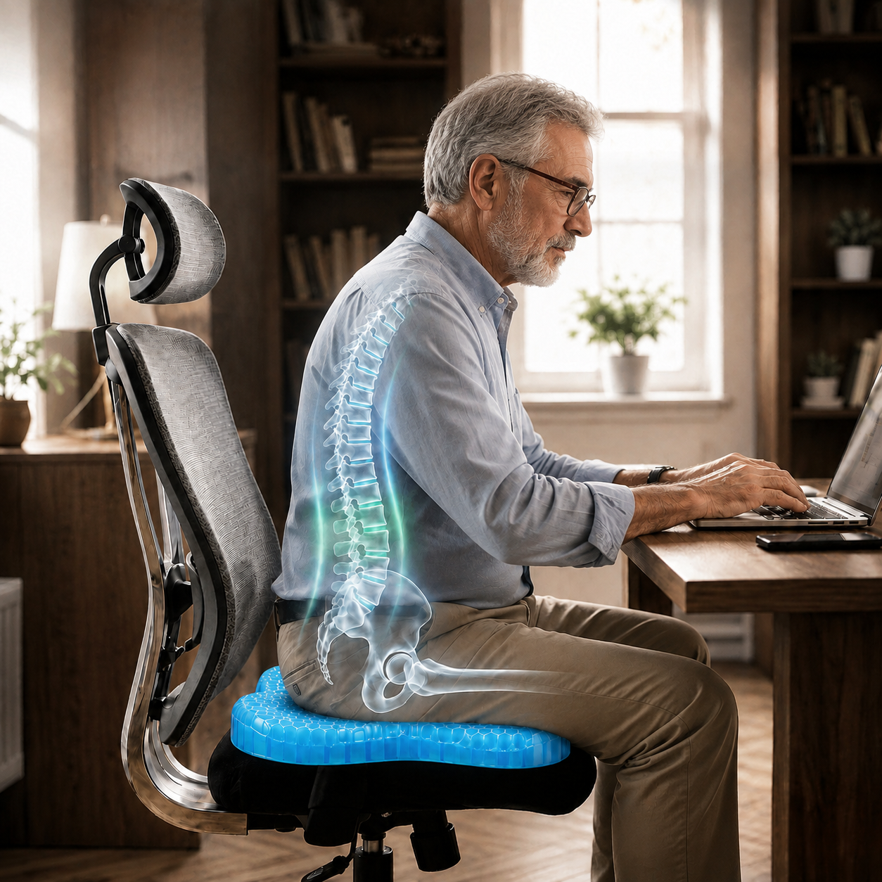 Always&Co™ FlexCradle Gel Seat Cushion