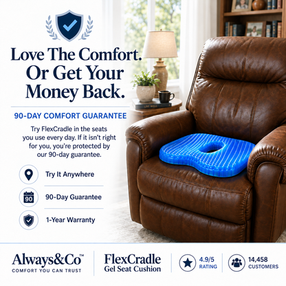 Always&Co™ FlexCradle Gel Seat Cushion