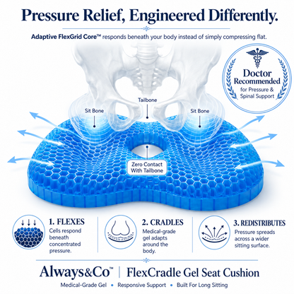 Always&Co™ FlexCradle Gel Seat Cushion