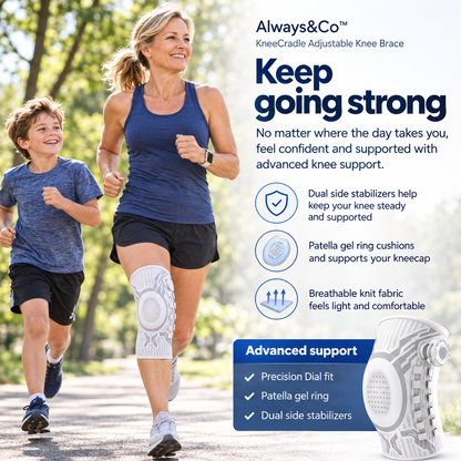 Always&Co™ KneeCradle Adjustable Knee Brace
