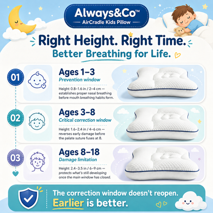 Always&Co™ AirCradle Kids Pillow