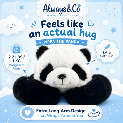 CalmKeeper™ Weighted Hug Companion - Pippa the Panda|Always&Co™