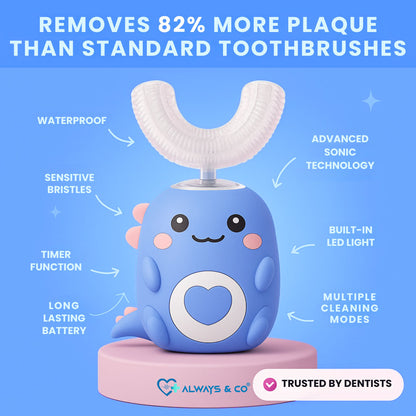Always&Co™ - Shaped 360 ° Ultrasonic Toothbrush