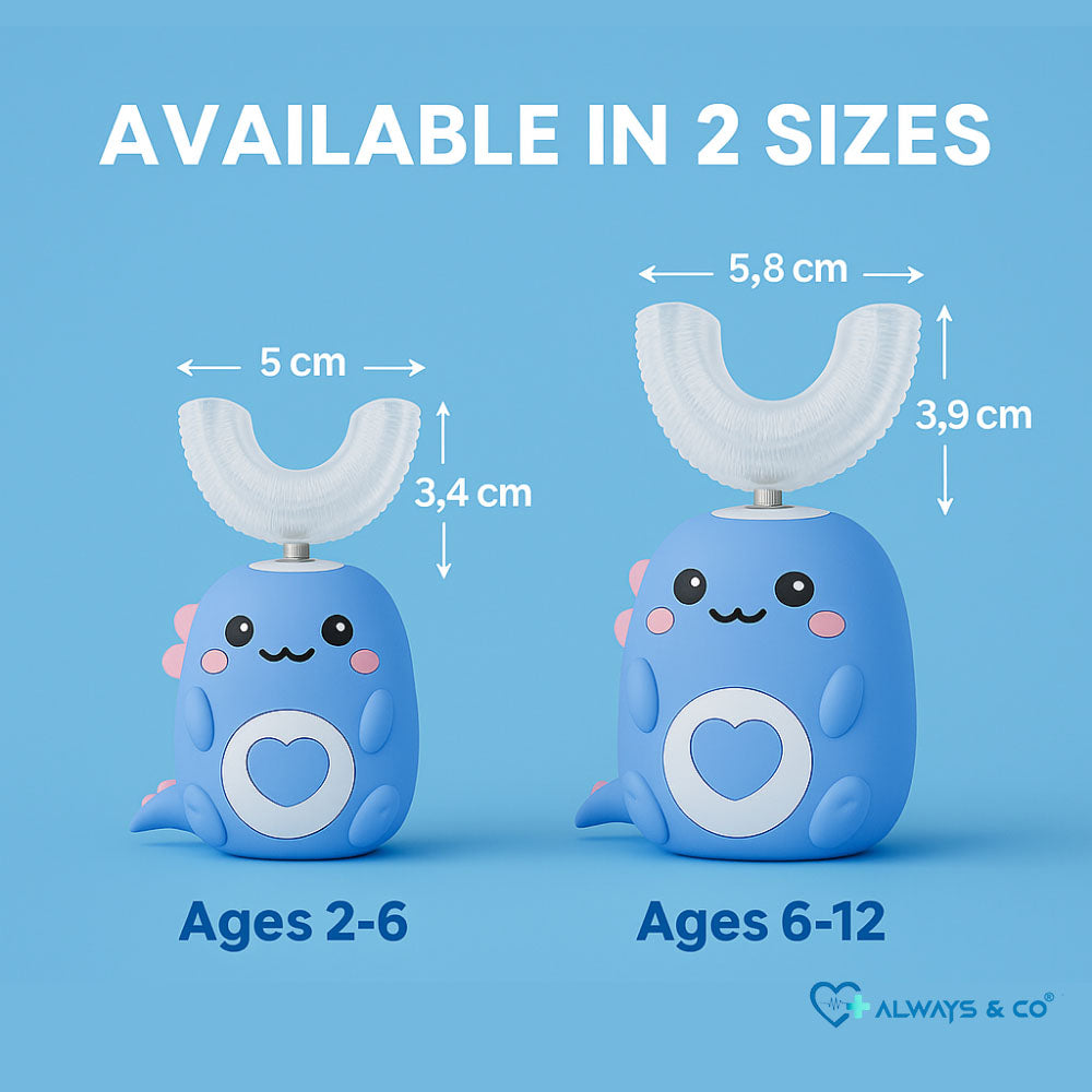 Always&Co™ - Shaped 360 ° Ultrasonic Toothbrush