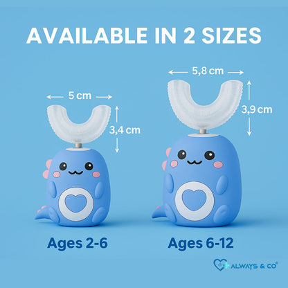 Always&Co™ - Shaped 360 ° Ultrasonic Toothbrush