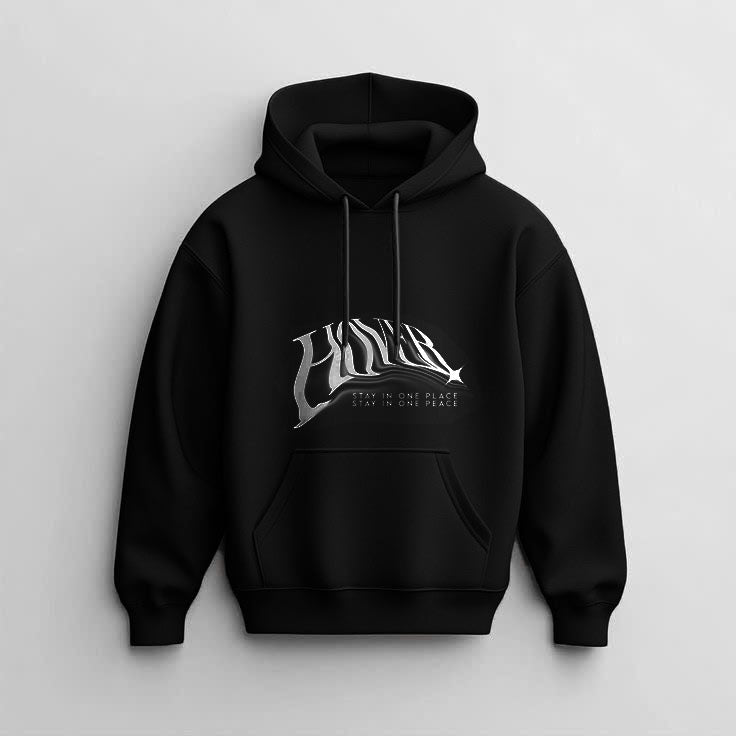 BLACK HOODIE A5