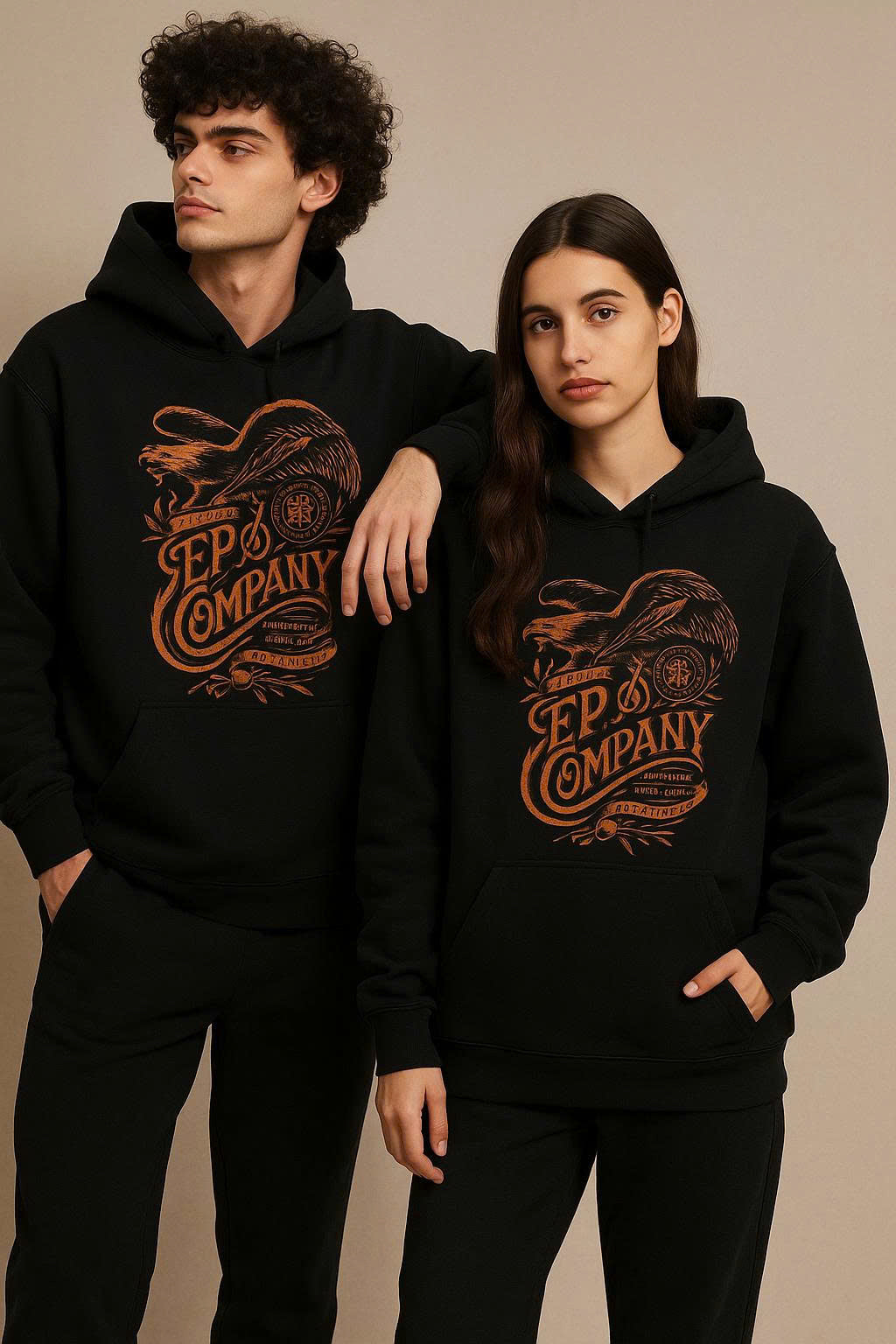 BLACK HOODIE A7