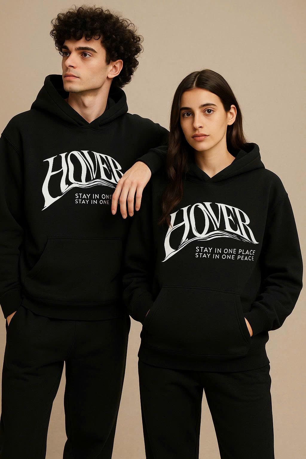 BLACK HOODIE A5